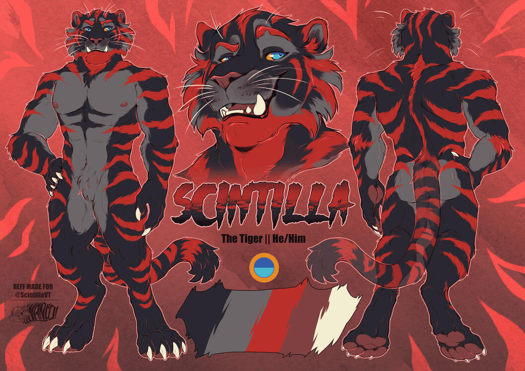 Scintilla the Tiger ref Sheet Official Design
